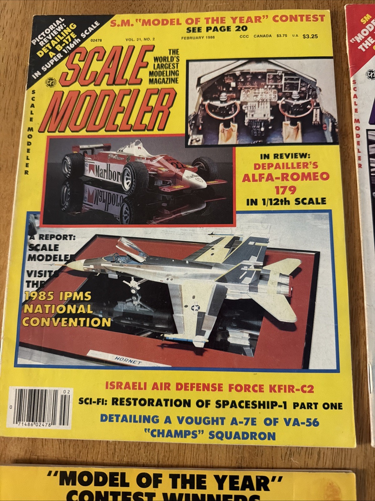 Scale Modeler Magazine Lot Of 7 1986 1988 1989 1980s