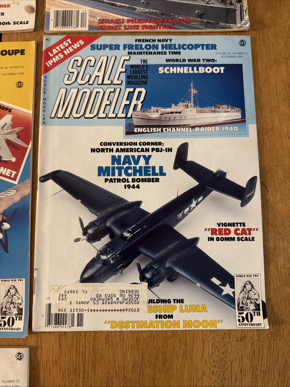 Scale Modeler Magazine Lot Of 7 1986 1988 1989 1980s