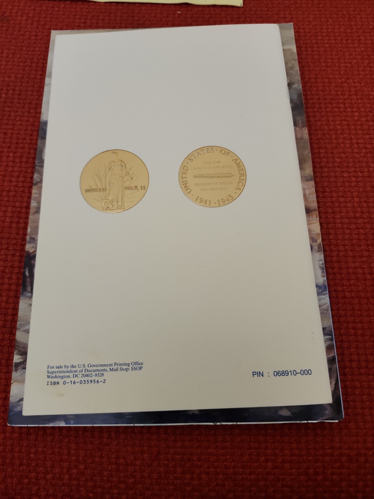 Lot of 3 WWII 50th Anniversary Commemorative Books – U.S. Army Campaigns
