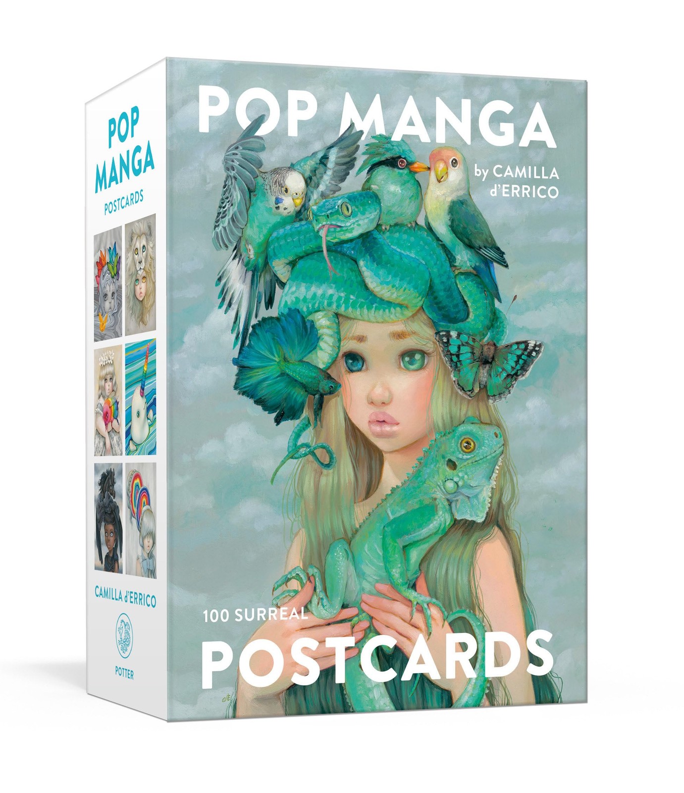 Pop Manga Postcards: 100 Surreal Postcards, d’Errico, Camilla, Excellent Book