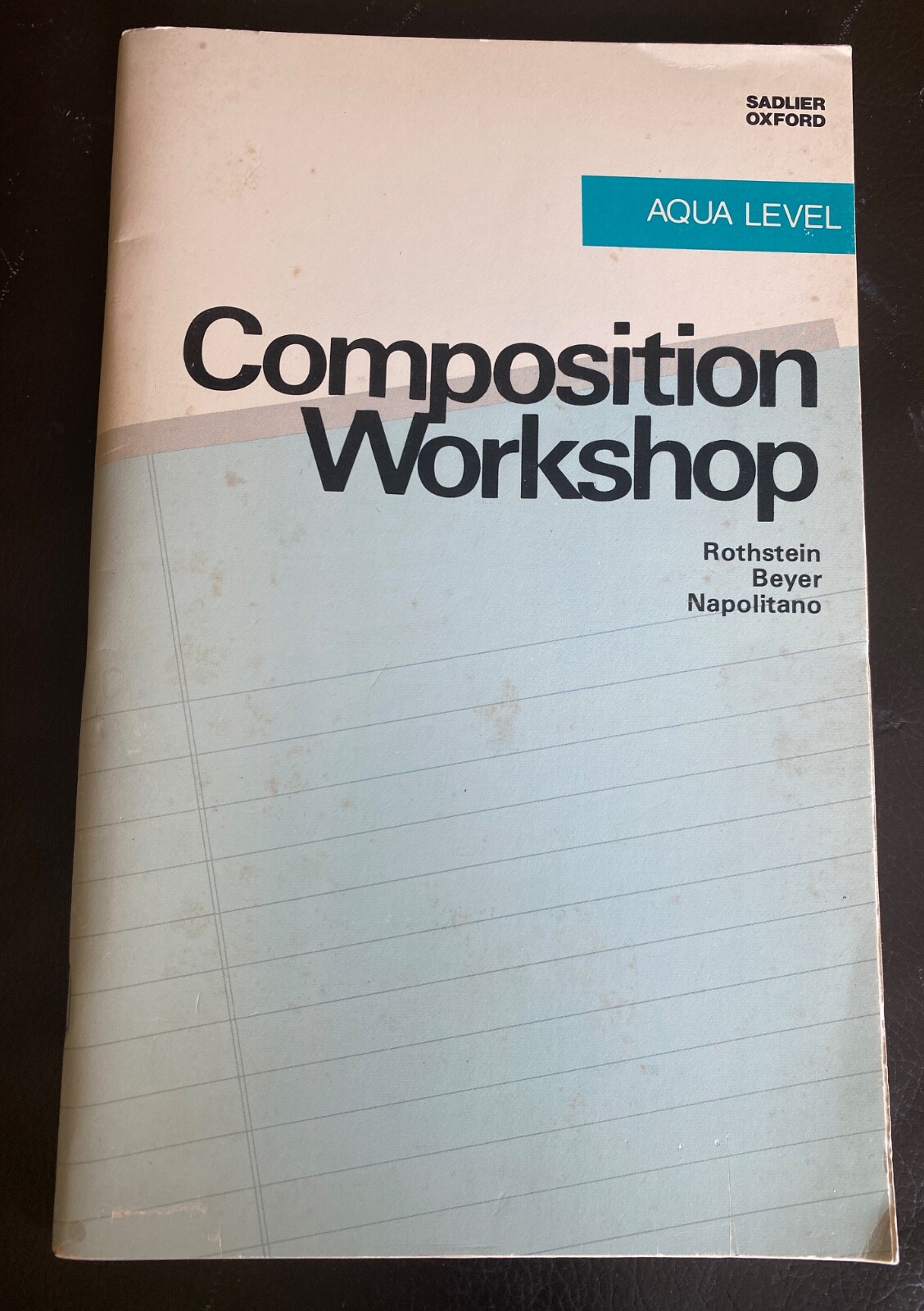 Vintage 1979 Unused Composition Workshop Aqua Level Workbook #726-3