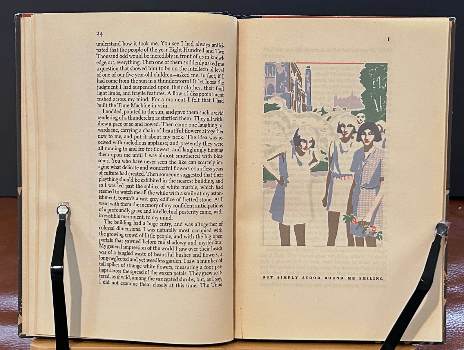 1931 Arthouse Ed. of The Time Machine HG Wells, WA Dwiggins illustr.; Gift Book