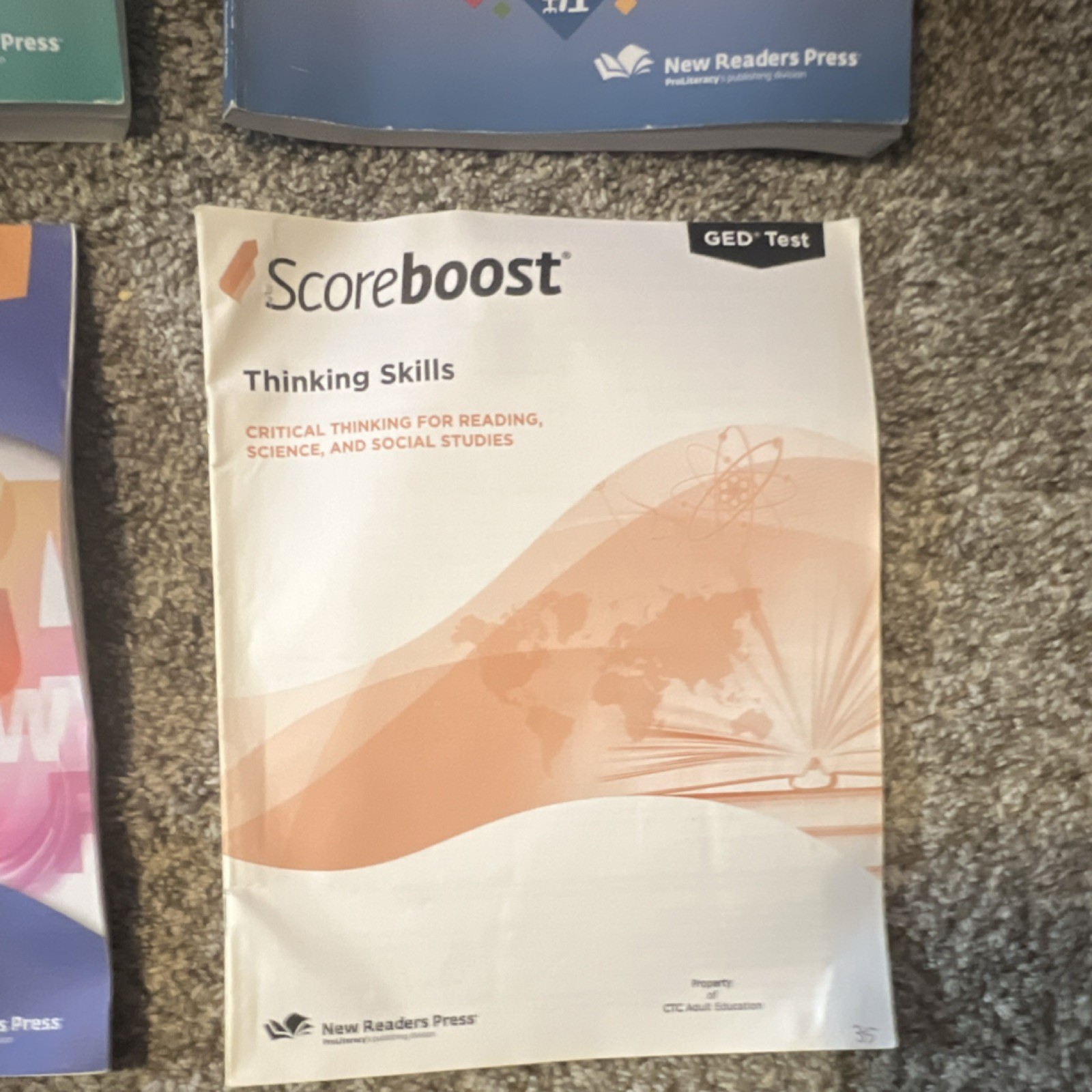 New Readers Press Journey to Success & Scoreboost Study Guides Levels 3, 7, D