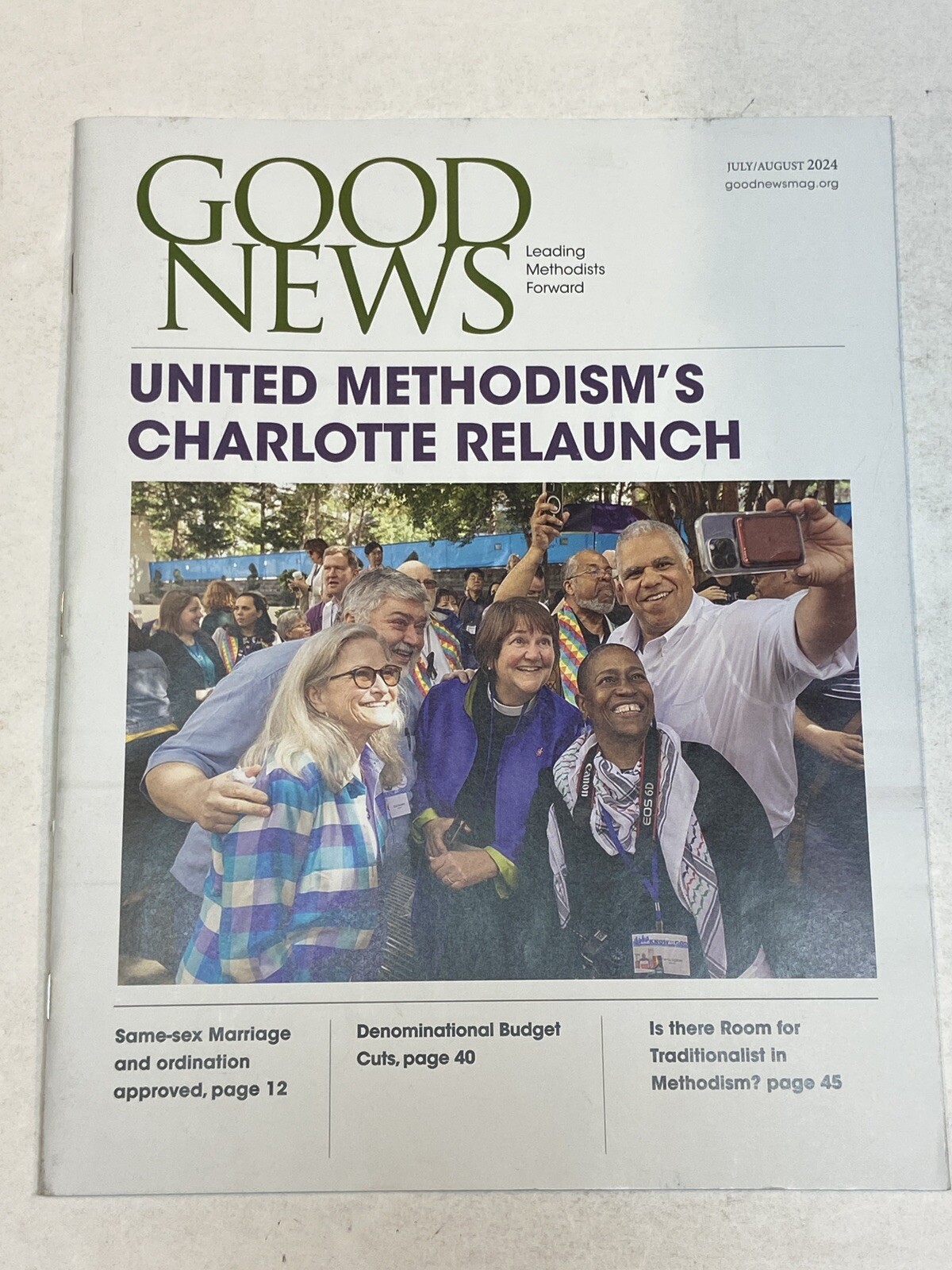 Good News Magazine Jul Aug 2024 United Methodist Charlotte NC Relaunch Methodism