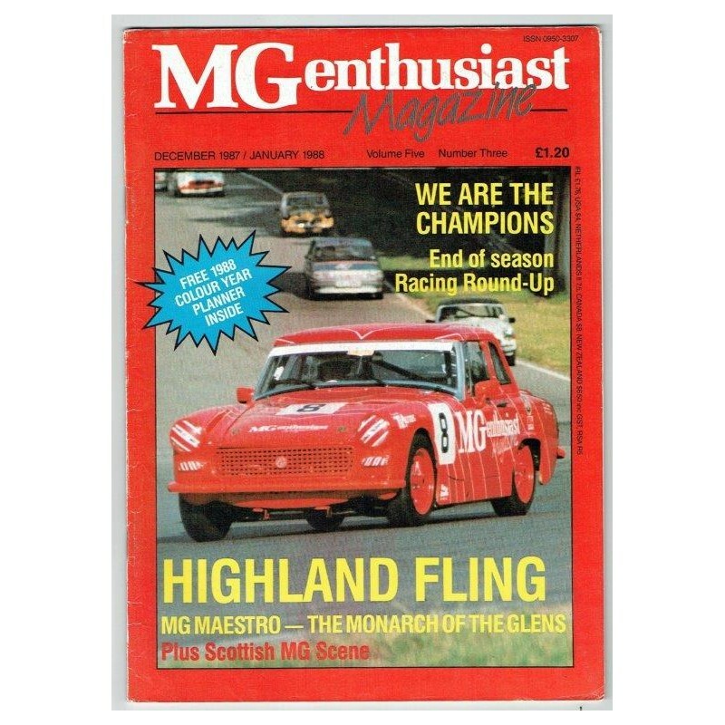 MG Enthusiast Magazine Dec/Jan 1988 mbox3646/i Highland Fling