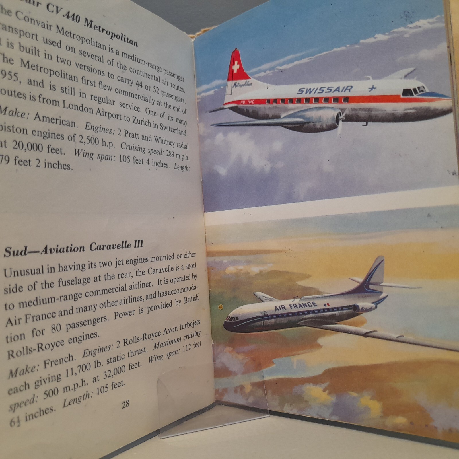 Vintage Aircraft Book Ladybird Series 584 1964 1st Edition