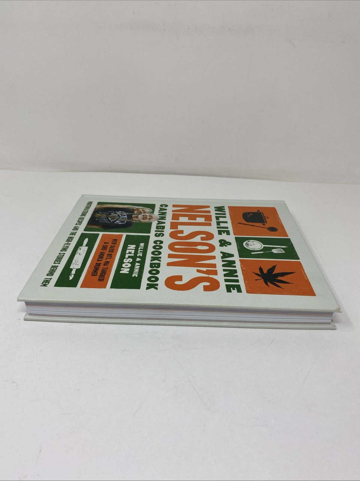 Willie Annie Nelson Cannabis Cookbook Hardcover 2024 Clean Pages