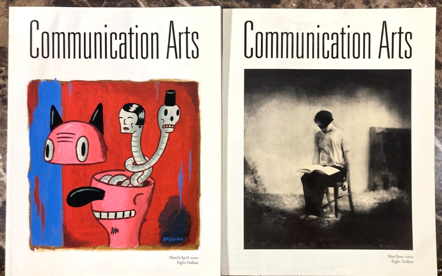 Lot of 9 Communication Arts Magazine Annuals 2000 2001 Advertising Illustration