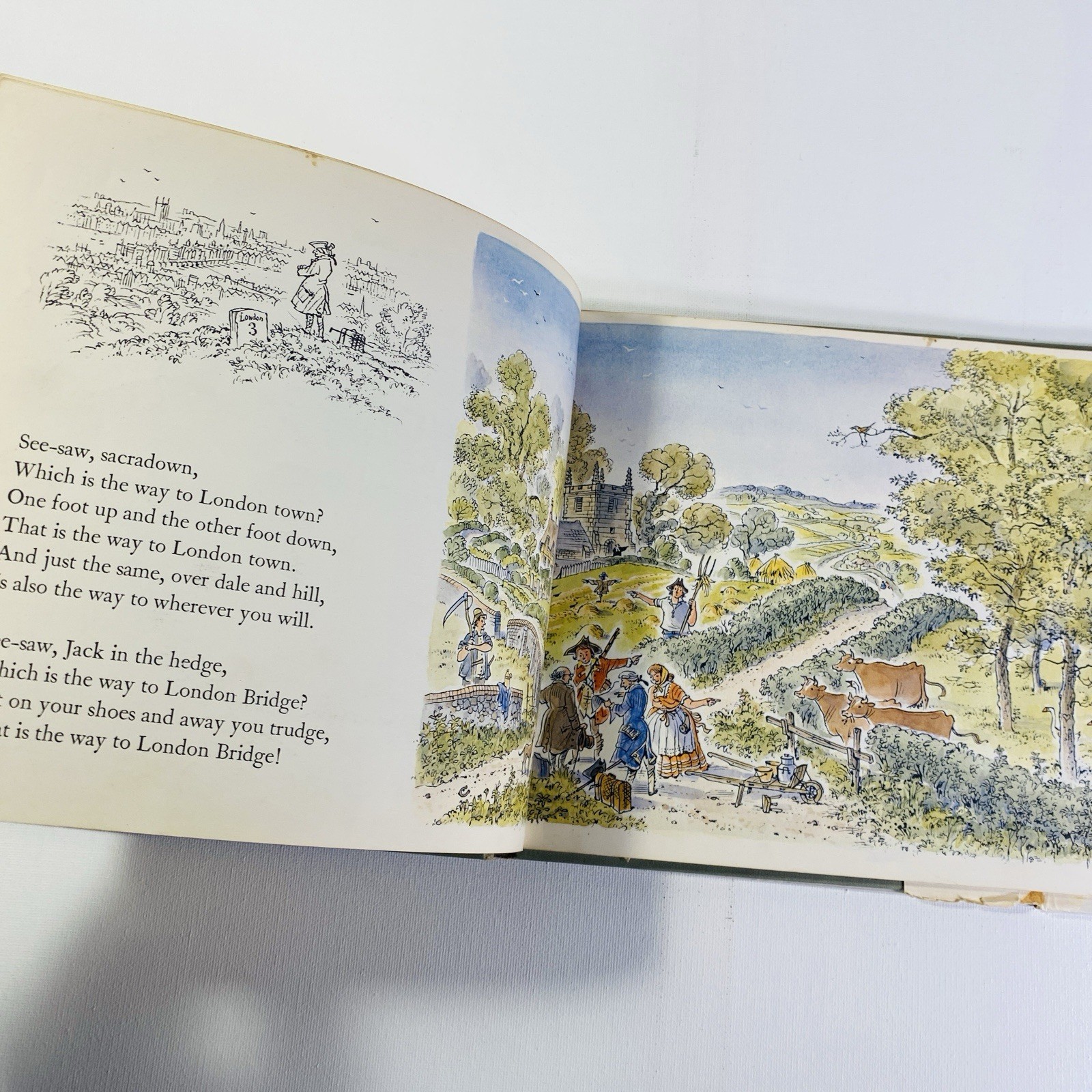 London Bridge is Falling Down by Mother Goose Library Hardcover