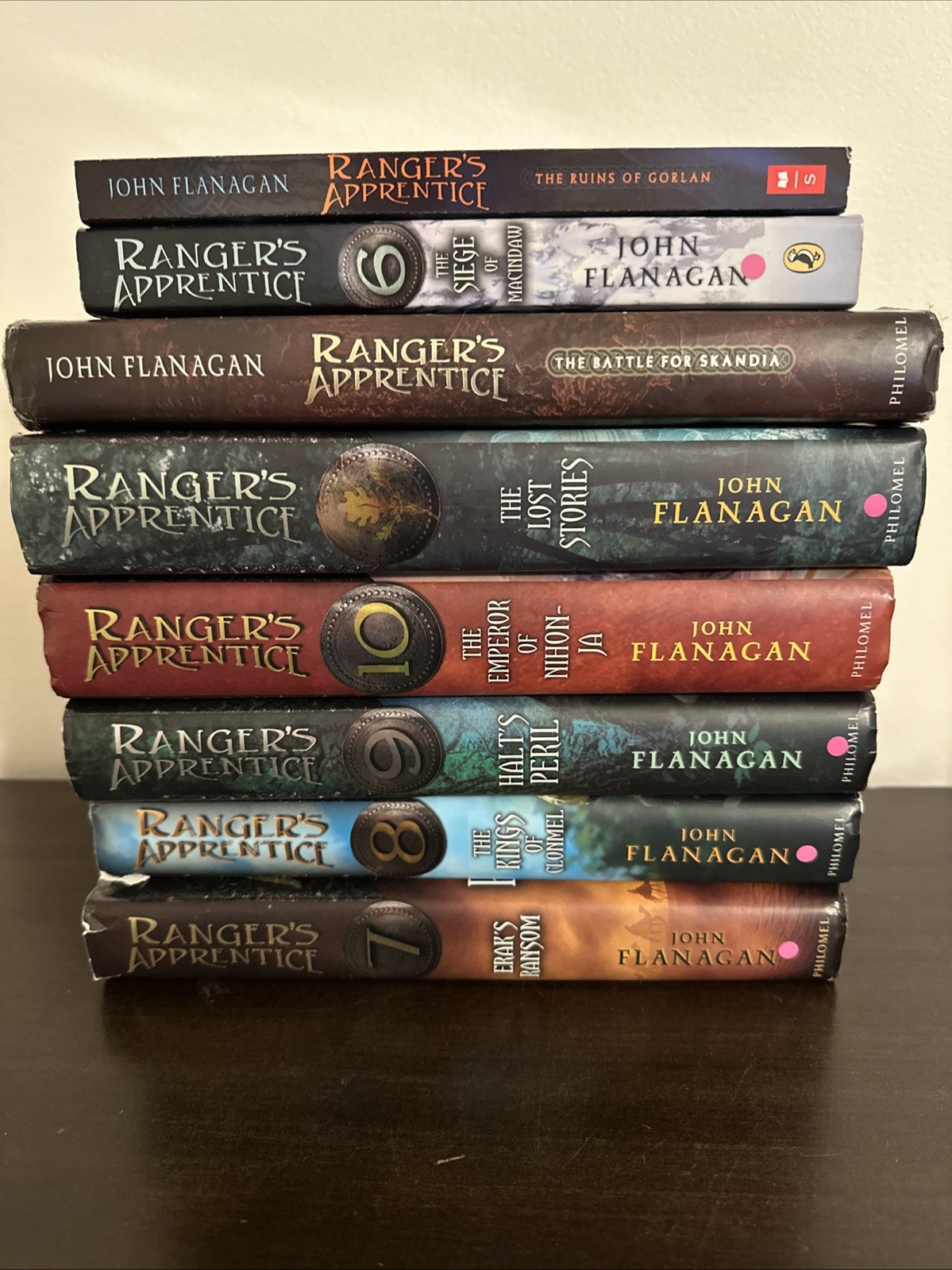 Lot of 8 Ranger’s Apprentice John Flanagan HC & PB Mixed Lot 1,4, 6-11