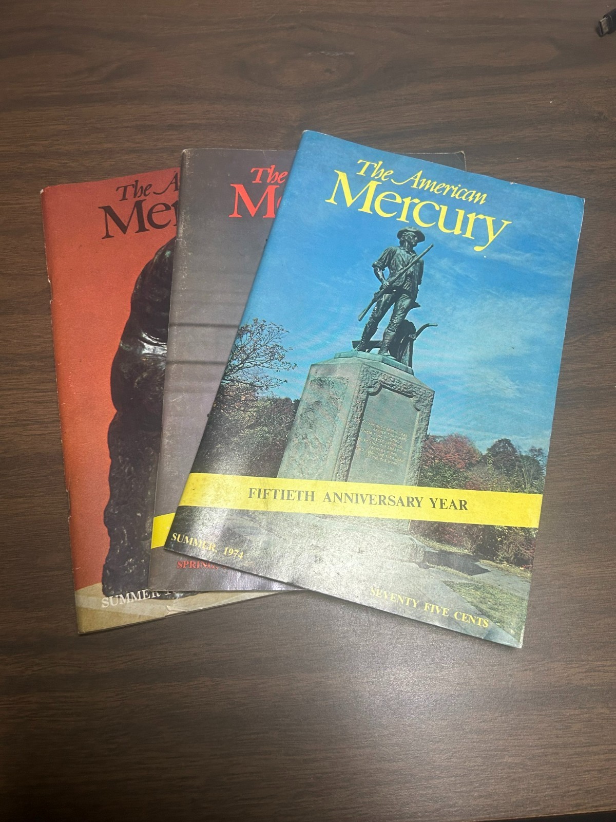 Vtg 1970s American Mercury Magazine Lot Anniversary Editions Political Opinions
