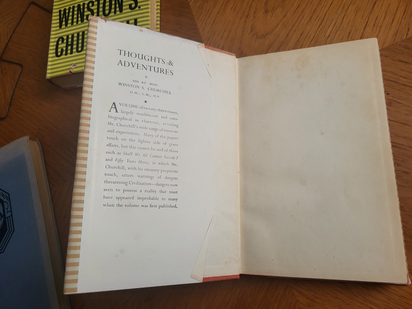 Winston Churchill Books – Odhams Publishers – Collectable, History, Politics