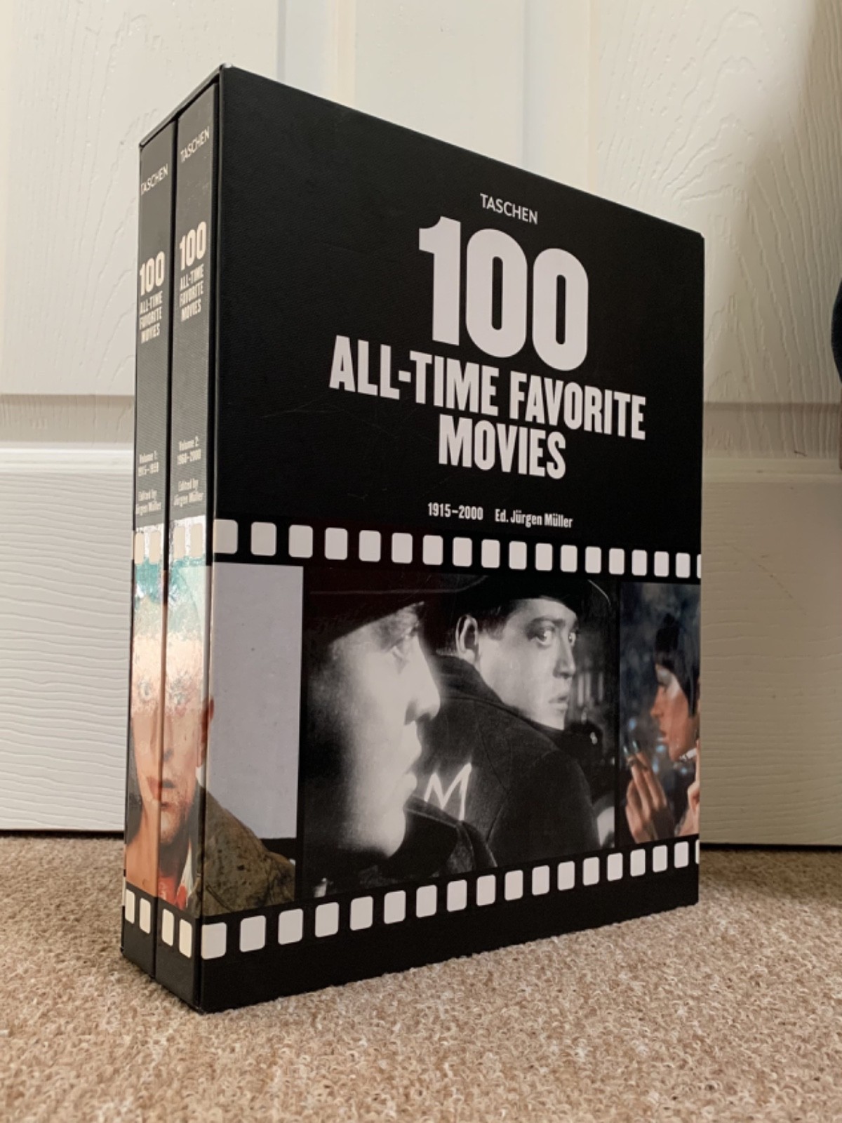 TASCHEN: 100 ALL-TIME FAVORITE MOVIES, 1915-1959; 1960-2000. Hardback Jugen Mull