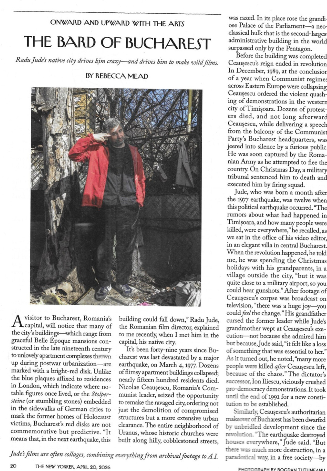 New Yorker Magazine Keeping Marriage Secret Radu Jude Interstate 10 Conspiracy