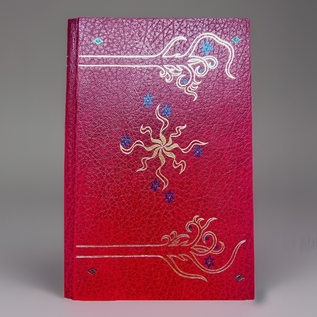 1987 Tolkien LOTR Red Leather Collector’s Edition w/ Map Illustrated Hobbit Set