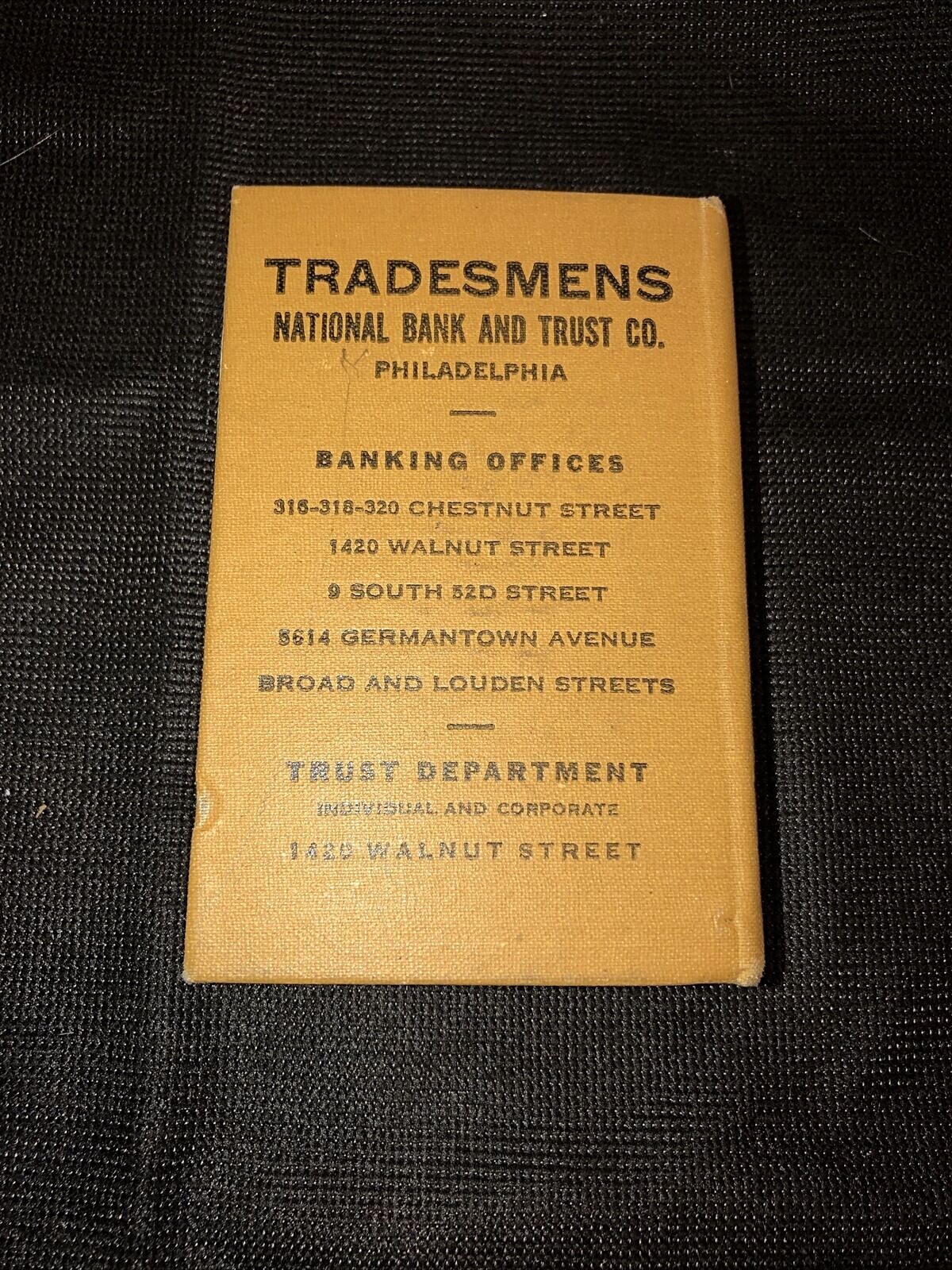 Rare Vintage 1940 Philadelphia Bar Complete Miniature Legal Directory 359 pages