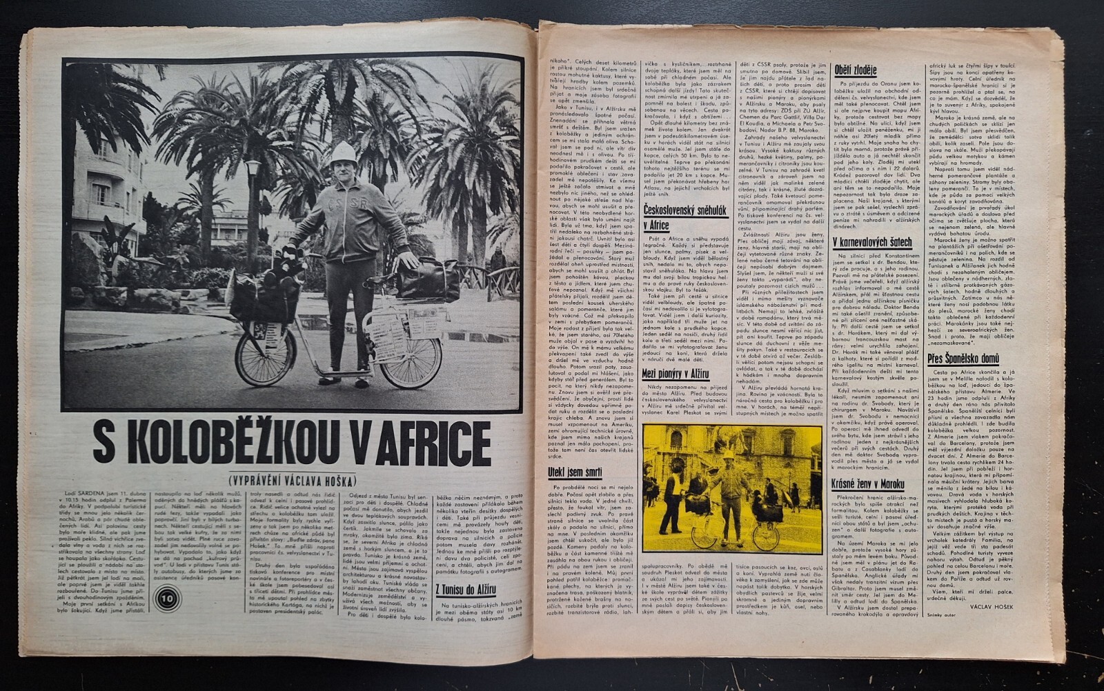 KAJA SAUDEK – COMIC LIPS TULLIAN No. 23, CZECH MAGAZINE MLADY SVET, No. 26/1972