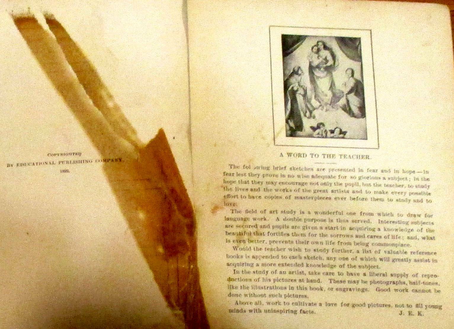 Great Artists Biographical Series Volume 1 1899 H/C 208 Pages RARE!!!