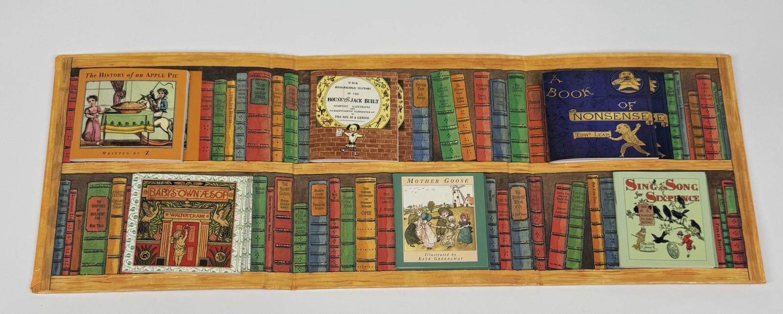 VTG Book Cupboard: 6 Children’s Classics in Miniature From Bodleian Library 1996