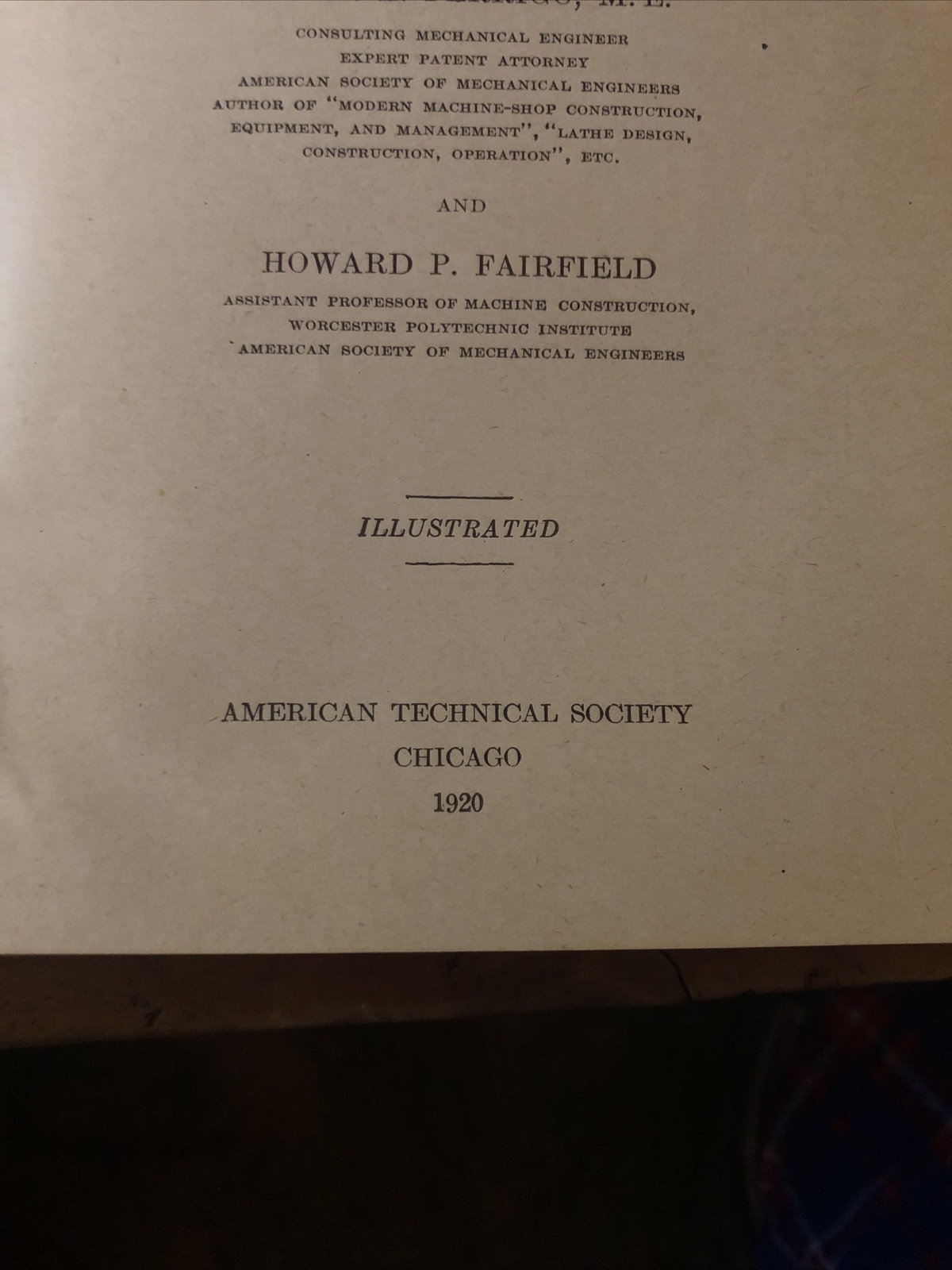 Machine Shop Work 1920 Turner Perrigo Bertrand American Technical Society