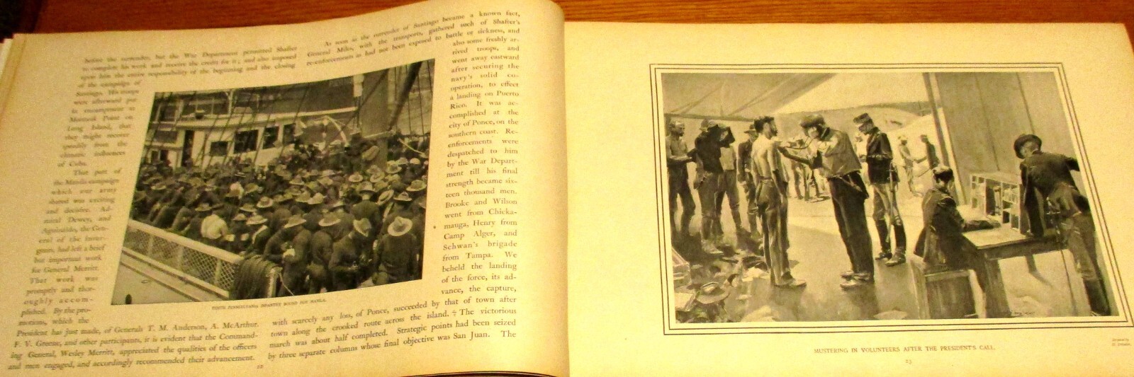 1900 The Story of The War of 1898 Hardcover Book 272 Pages NICE!! + Bonus Sheet