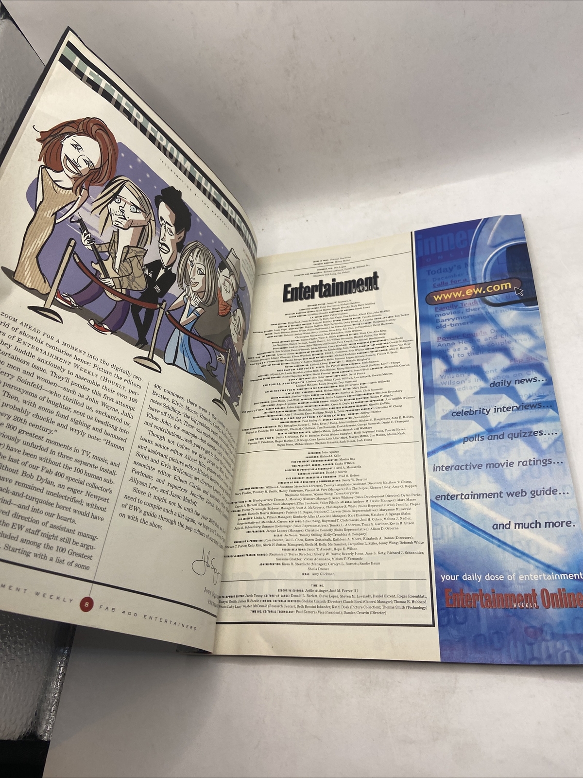 Entertainment Weekly – Winter 1999 – The 100 Greatest Entertainers 1950-2000