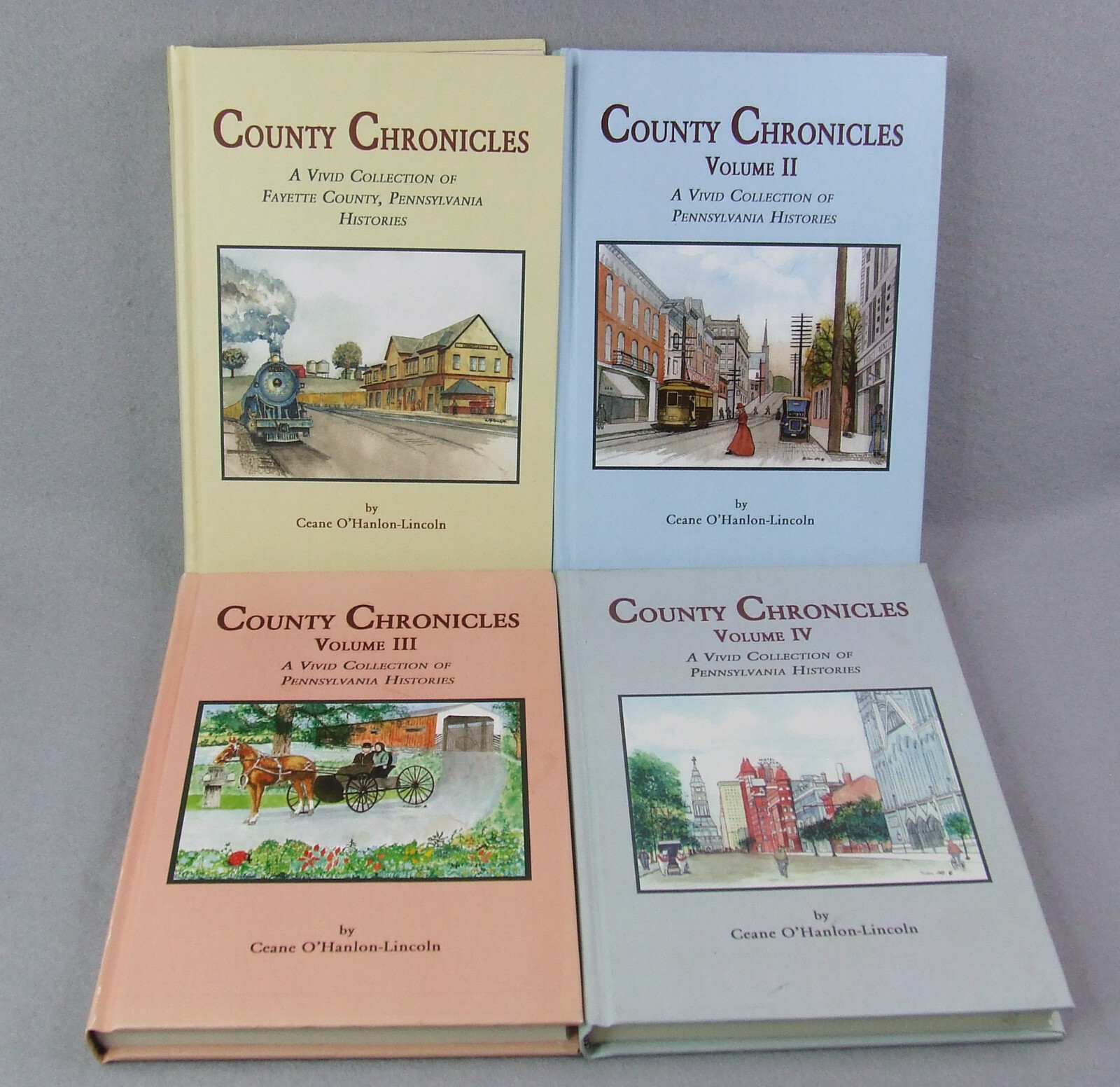 County Chronicles Pennsylvania Histories Volumes 1-4 by Ceane O’Hanlon-Lincoln