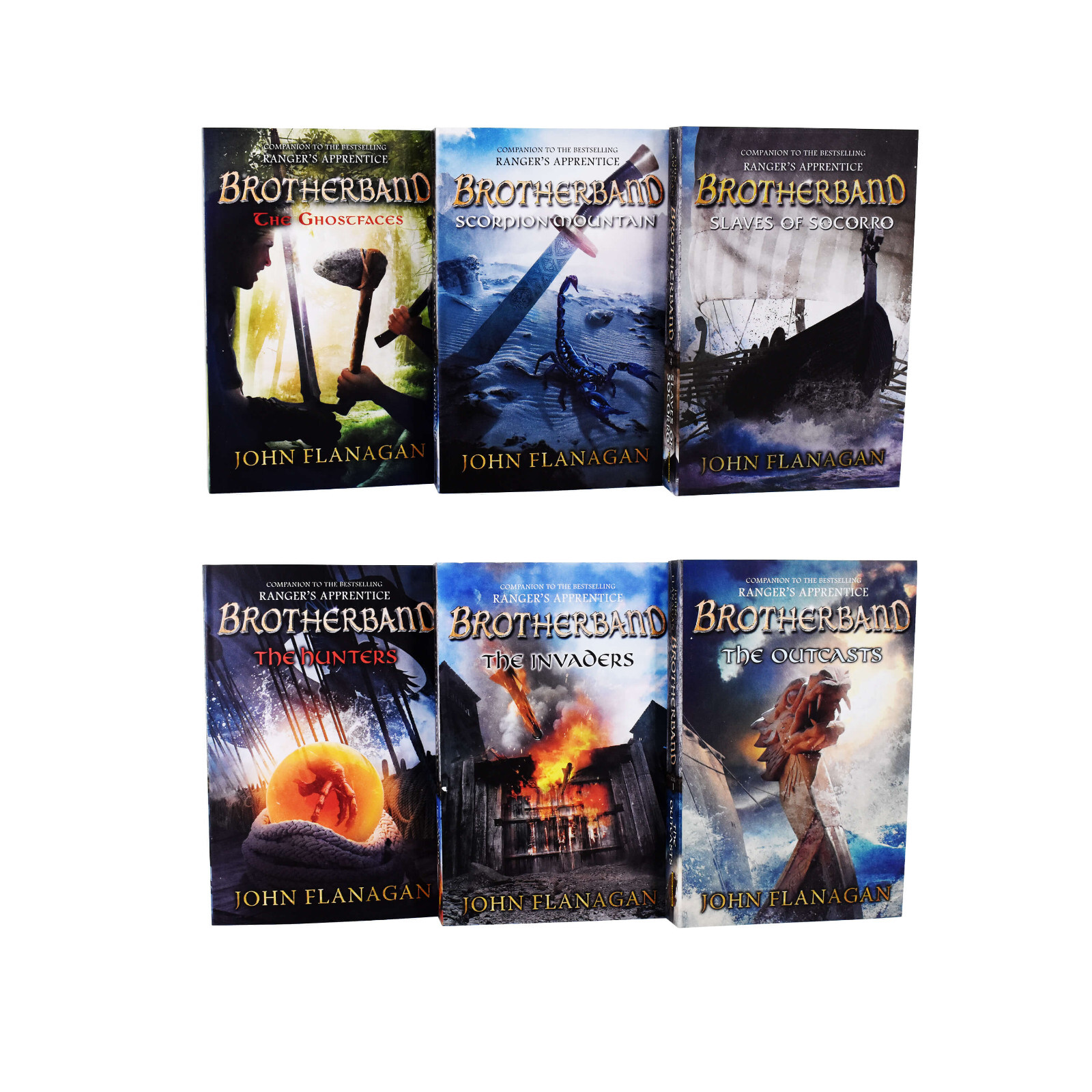 Brotherband Chronicles By John Flanagan Collection 6 Books Set – Ages 9-11 – PB