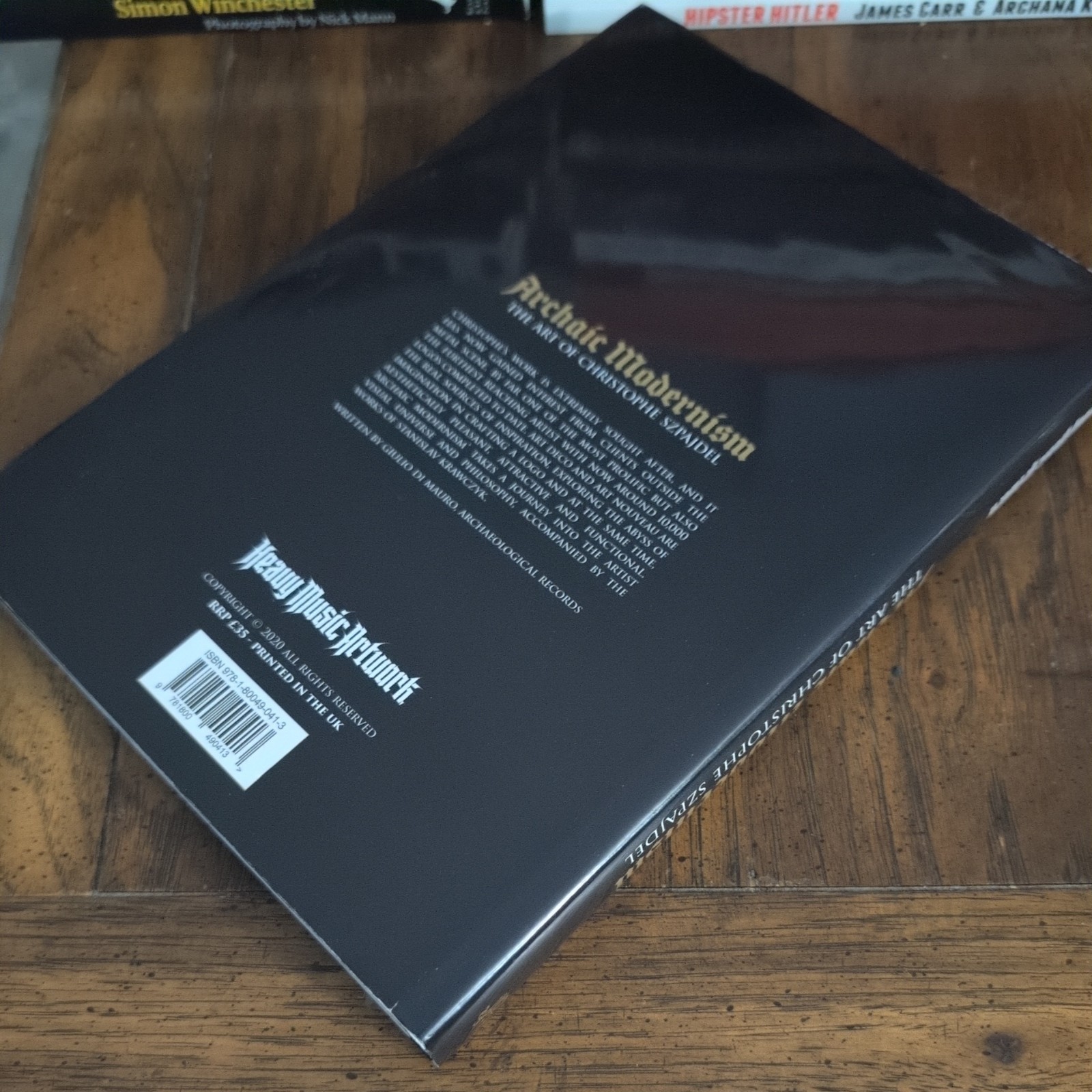 ARCHAIC MODERNISM The Art of CHRISTOPHE SZPAJDEL Heavy Music Artwork Like New