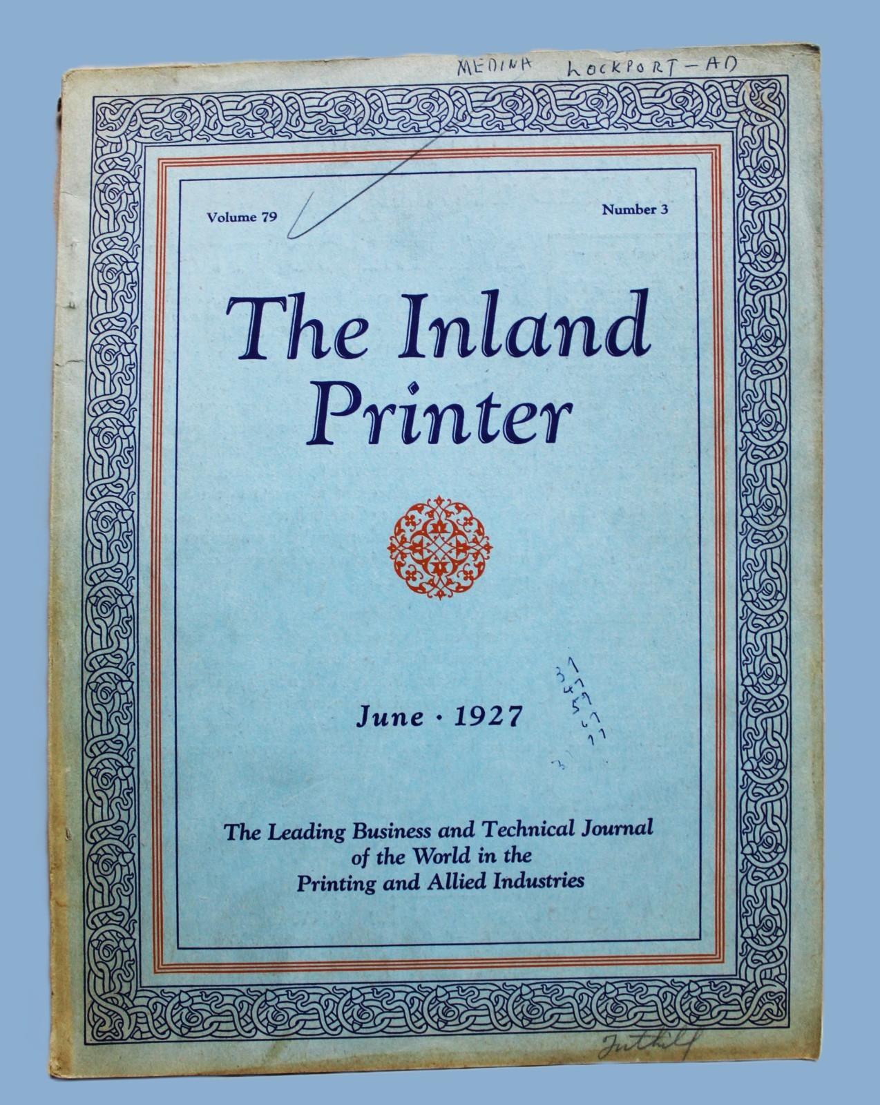 THE INLAND PRINTER MAGAZINE TRADE JOURNAL OF PRINTING INDUSTRY JUNE 1927