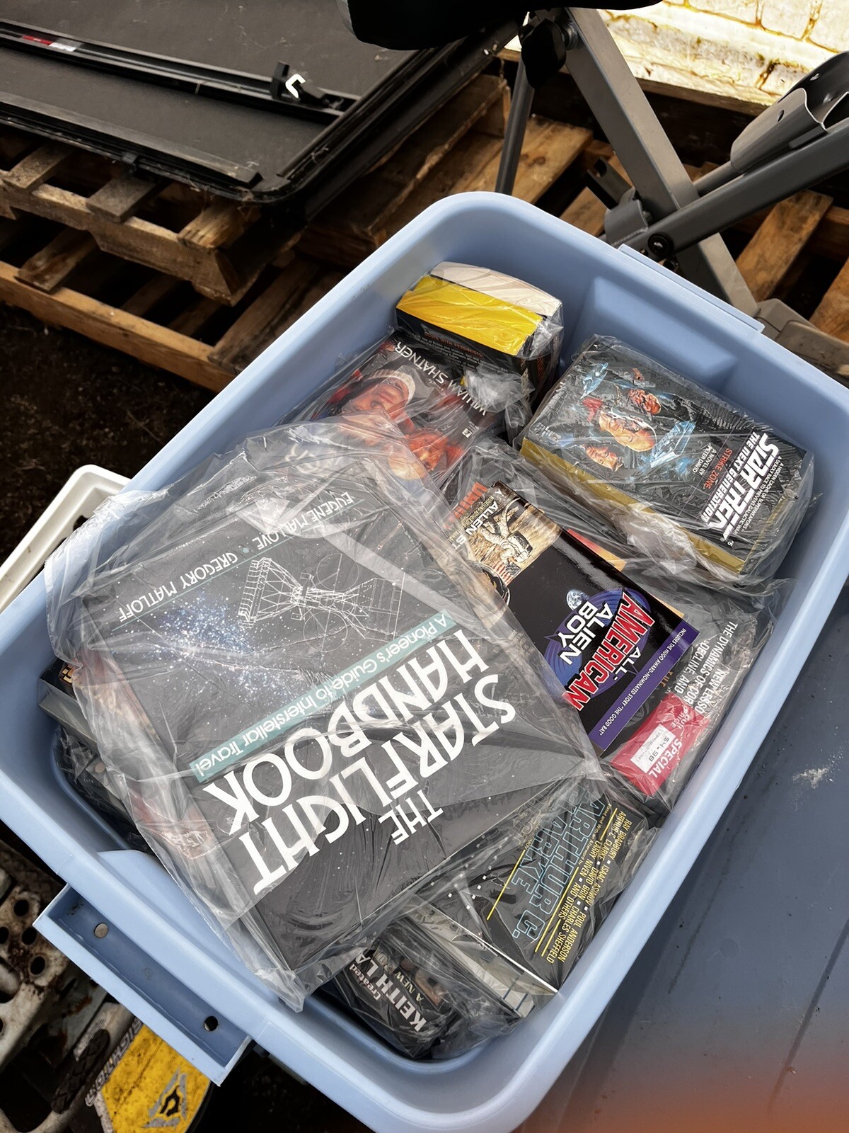 Books In Totes Box Value Not Sorted Hardback / Paperback MIX SET $25 Each Tote