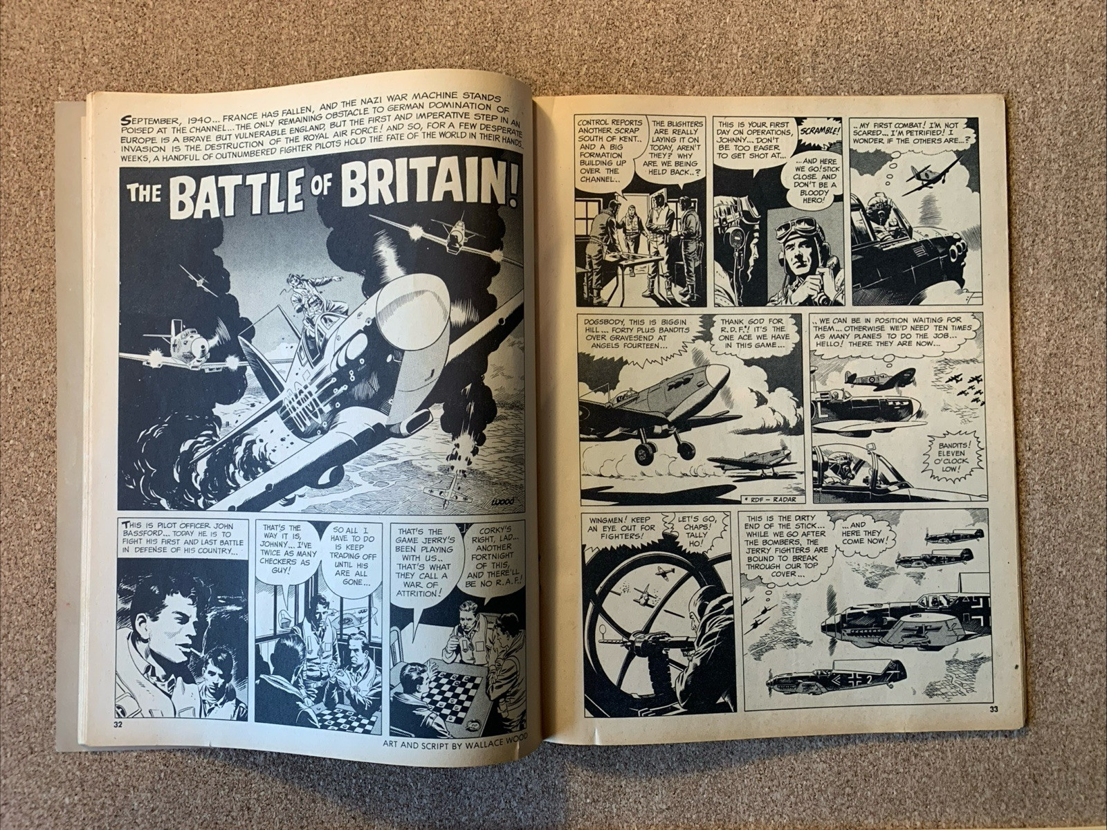 Blazing Combat #3 FN 1966 Warren Classic War Comic, Magazine size