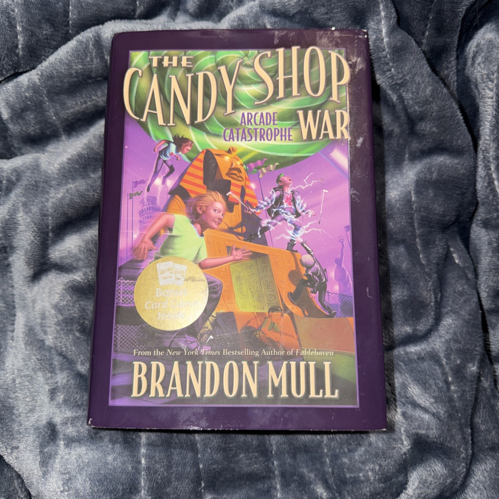 The Candy Shop War, Book 2: Arcade Catastrophe W/Bonus Card Game Hardback Bk New