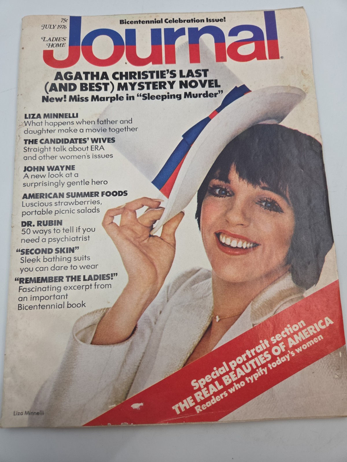 Ladies’ Home Journal, July 1976 LIZA MINNELLI Bicentennial Issue