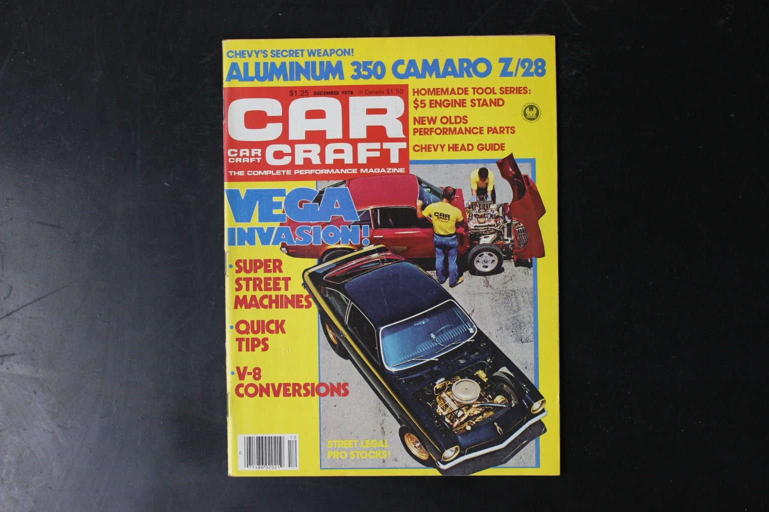 CAR CRAFT December 1978 Aluminum 350 Camaro Z/28 Magazine Vega Invasion