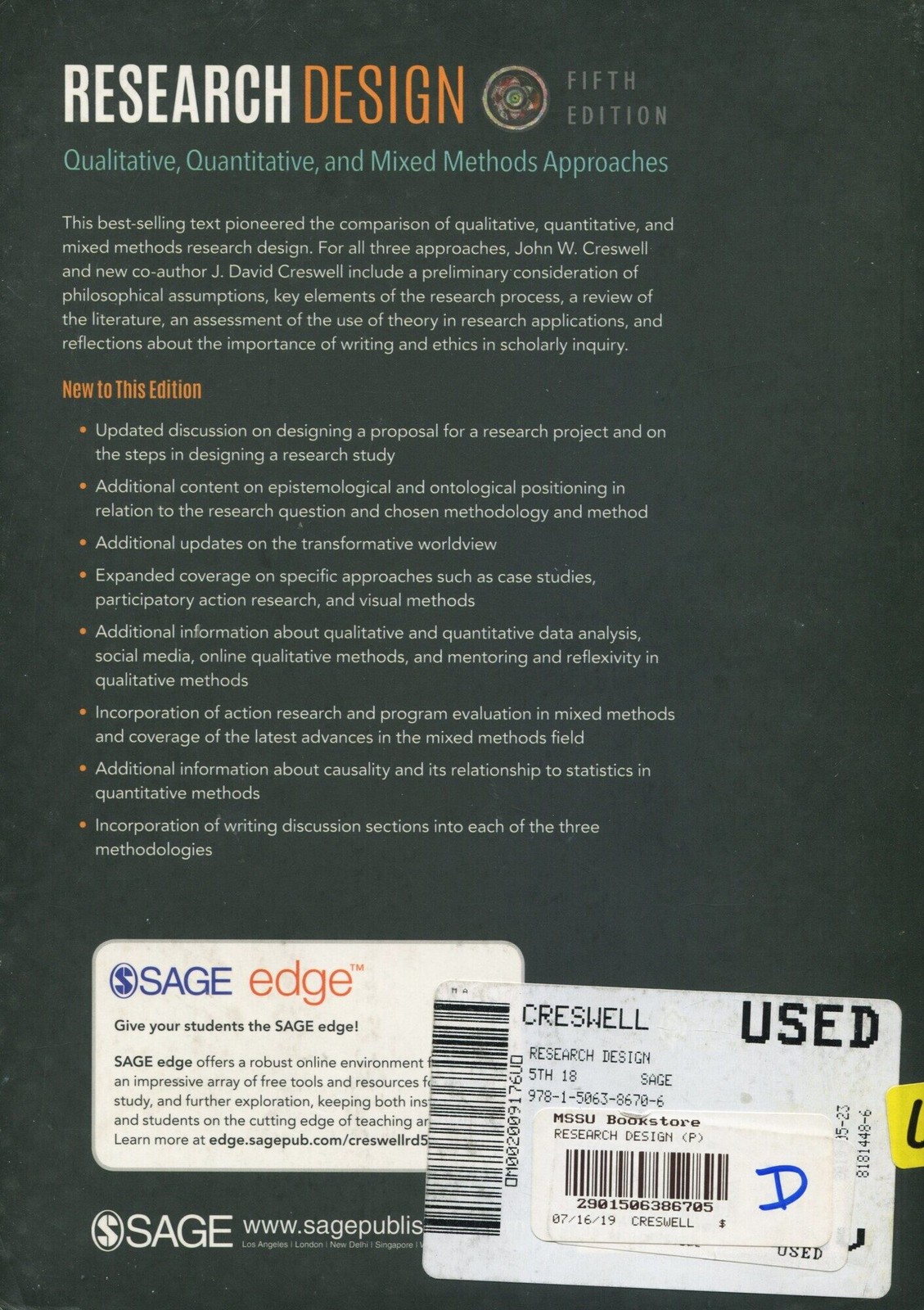 John W Creswell / Research Design qualitative quantitative and mixed methods