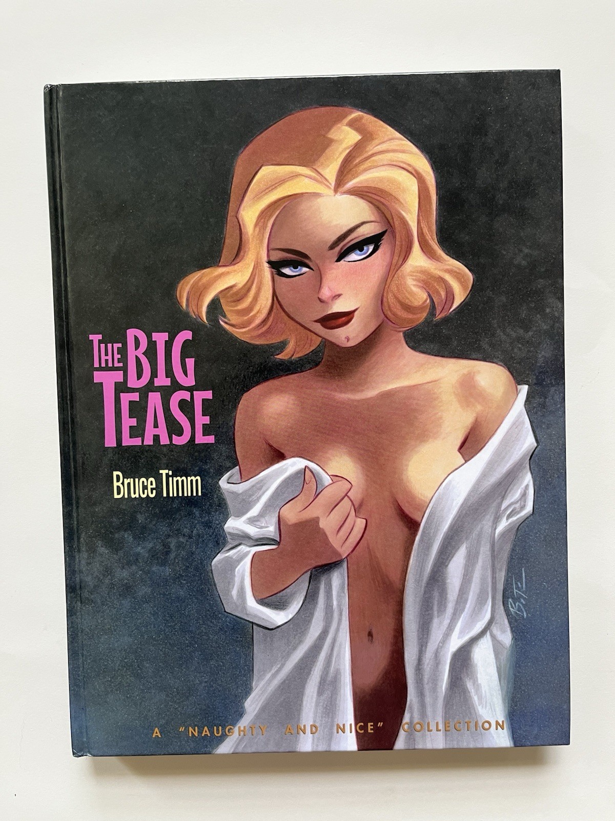The Big Tease Hardcover 2020 Bruce Timm Flesk Publications Very Good Mini Print