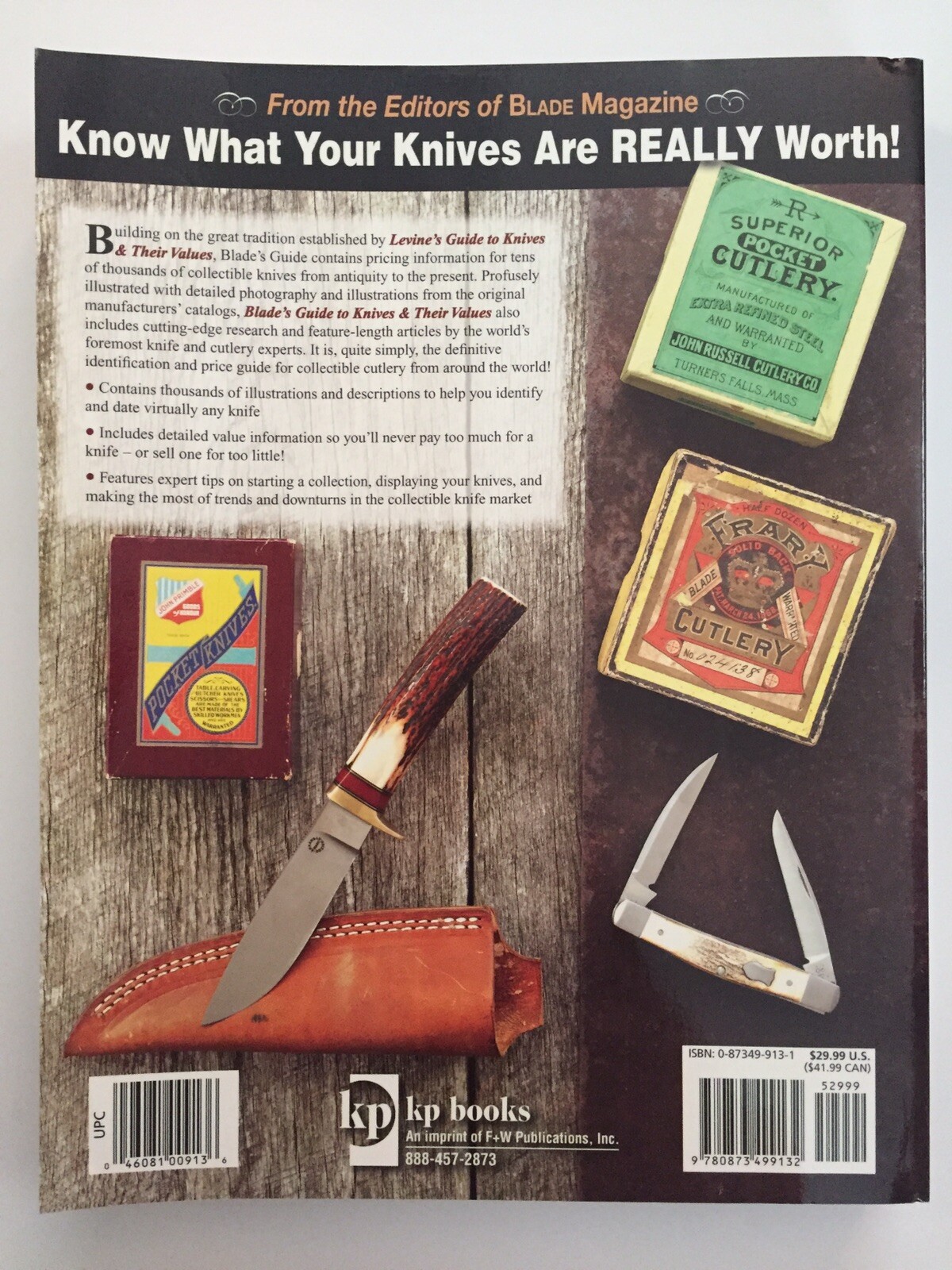 Blade’s Guide to Knives & Their Values by Shackleford, Steve Paperback 576 Pages