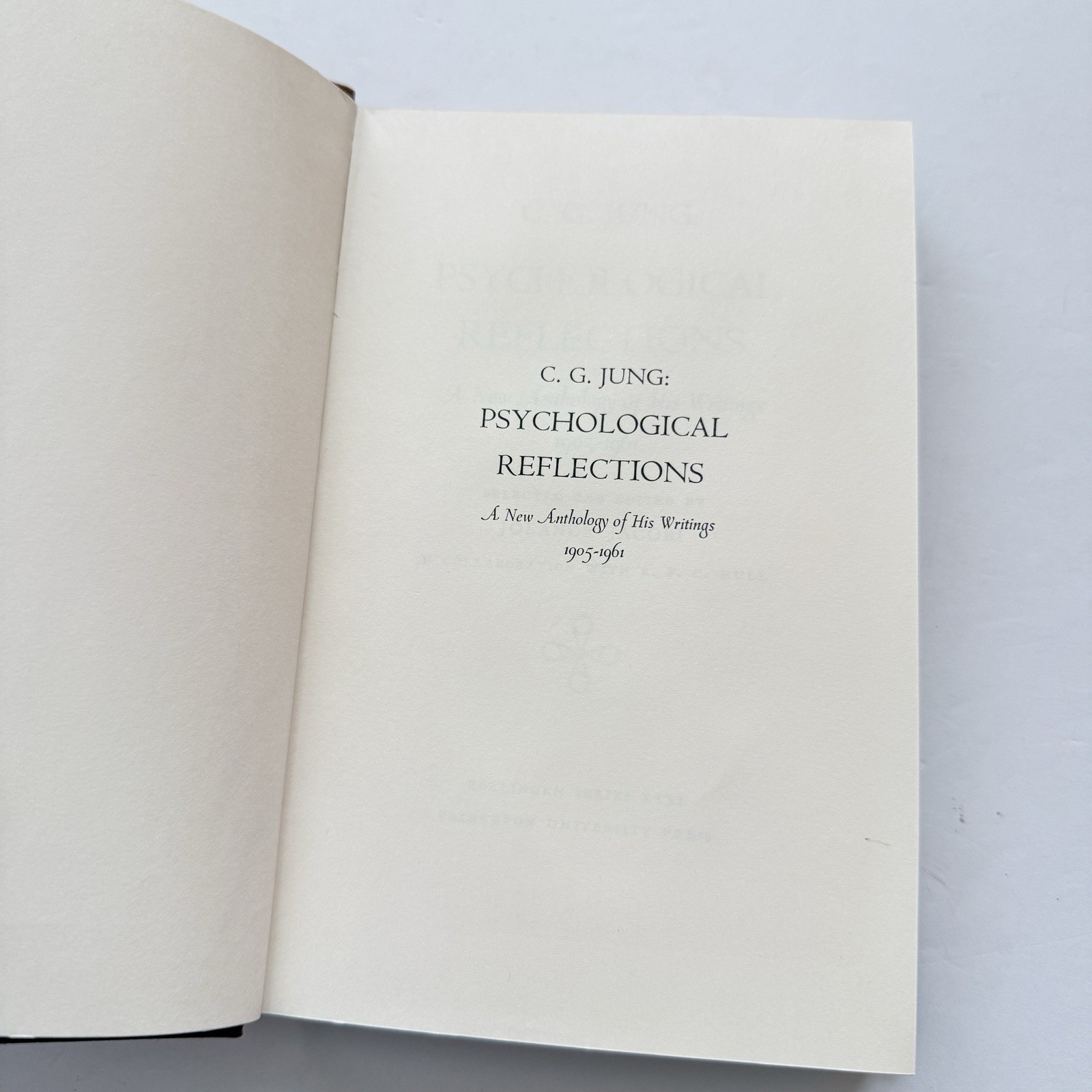 C.G. Jung Psychological Reflections 1970 Princeton Hardcover Bollingen Edition
