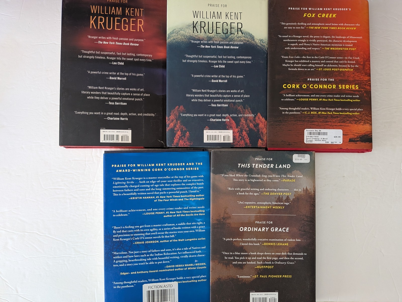 William Kent Krueger Lot of 5 Hardcover Books – Sulfur Springs, Desolation