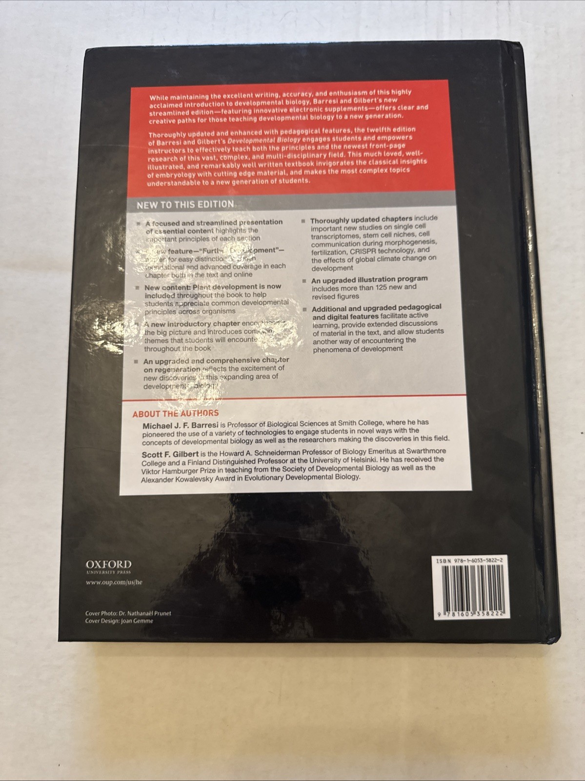 Developmental Biology by Michael J. F. Barresi and Scott F. Gilbert (2019,…
