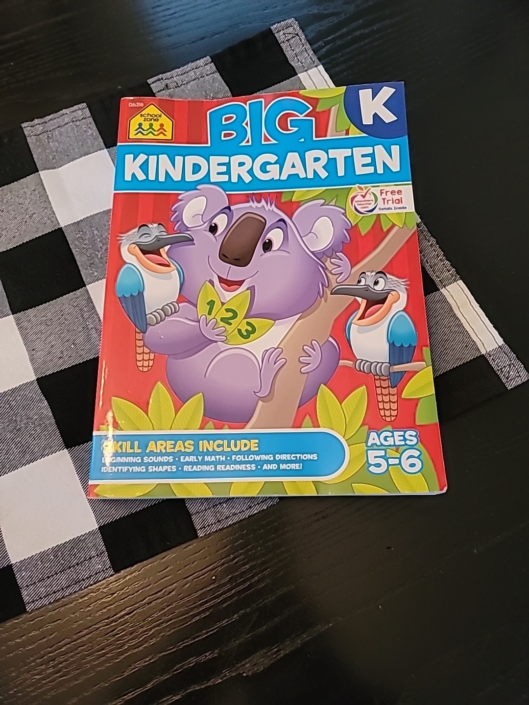 School Zone Big Kindergarten Workbook: 320 Pages, Early Reading and Writing,…