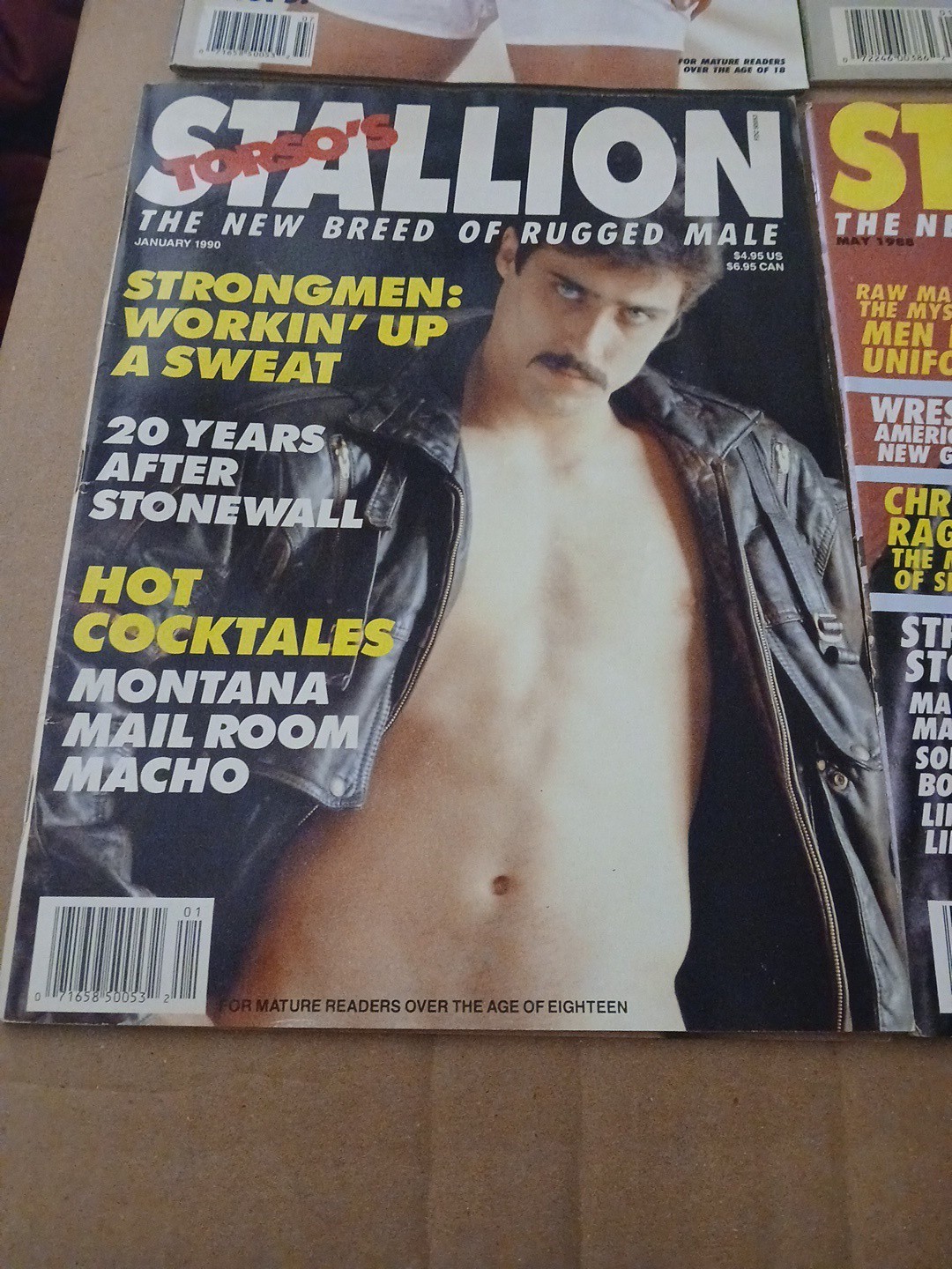Torso – Torso’s Stallion Lot Of 4 Vintage Gay Magazines Men’s Interest 80’s Rare