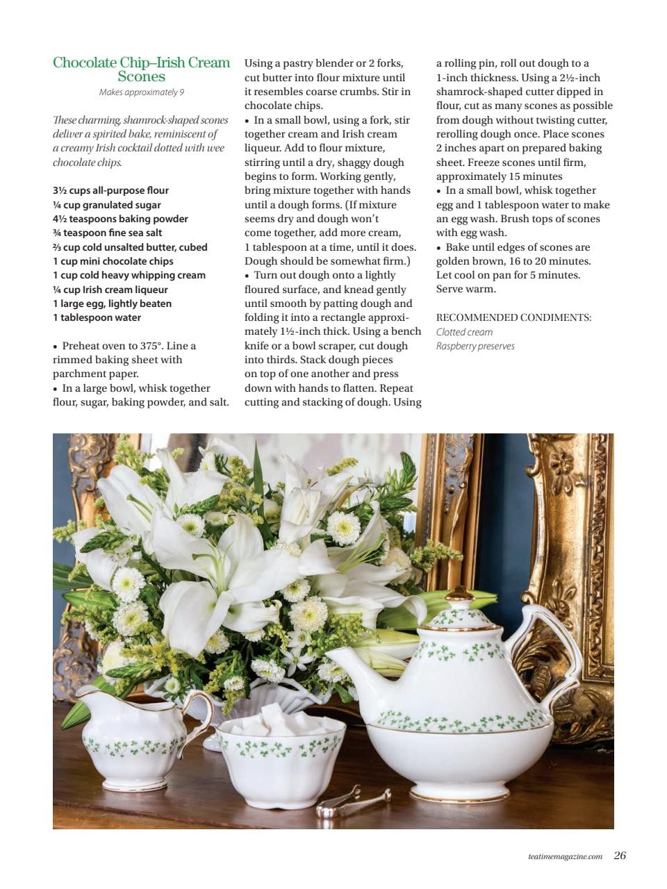 Tea Time Magazine March April 2026 Spring Entertaining Recipes Victoria BC Tea