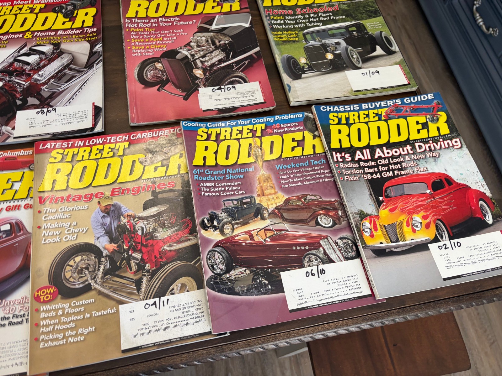 Lot of 16 Street Rodder Magazines 2004 2007 2008 2009 2010 2011 2012 2013 2014