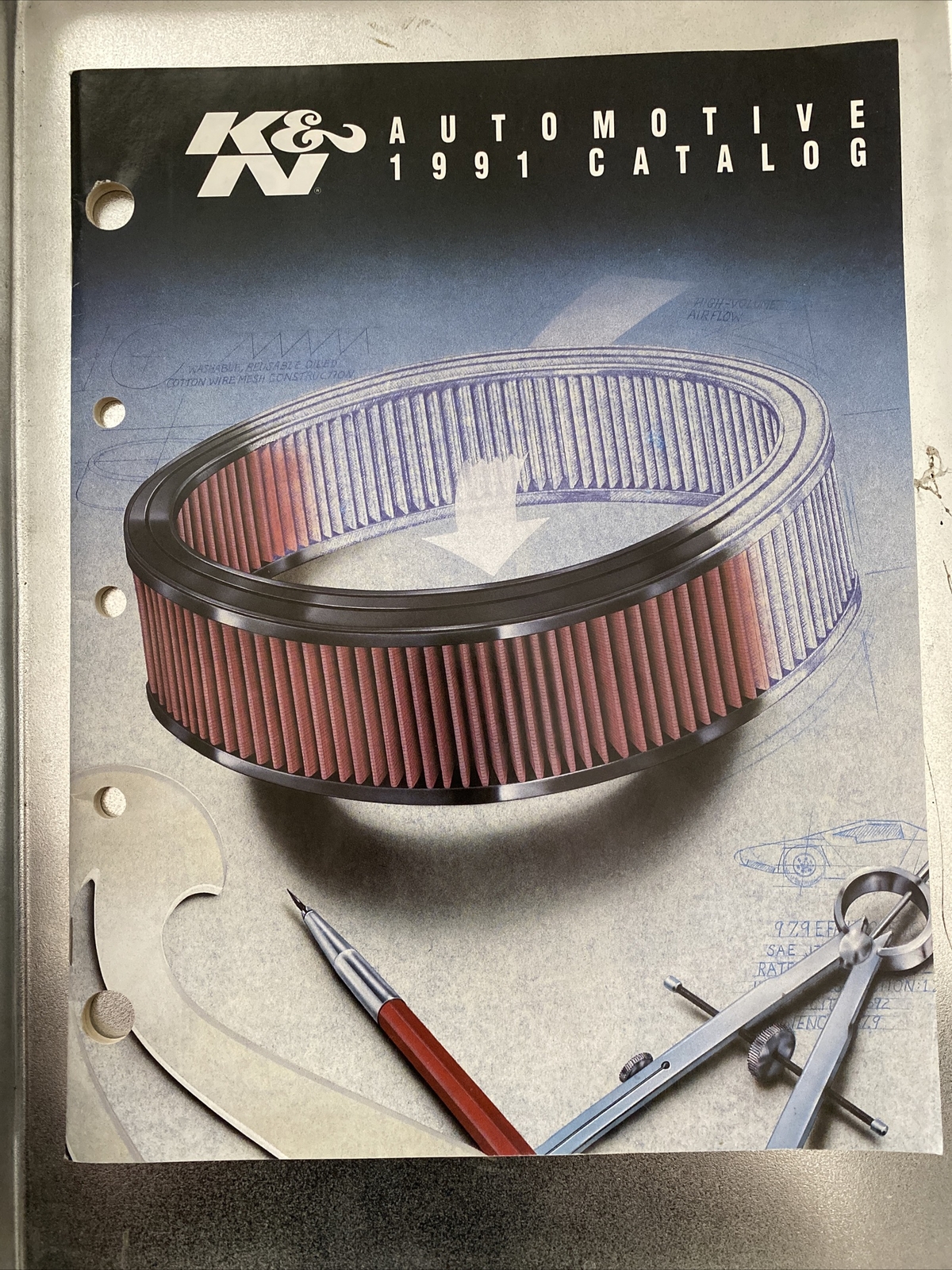 K&N 1991 Automotive Product Catalog 83 pages