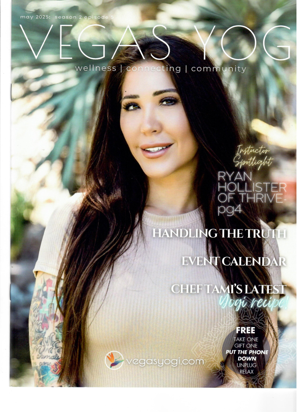 VEGAS YOGI MAGAZINE MAY 2025 (SIZE 11 X 8) 21 PAGES
