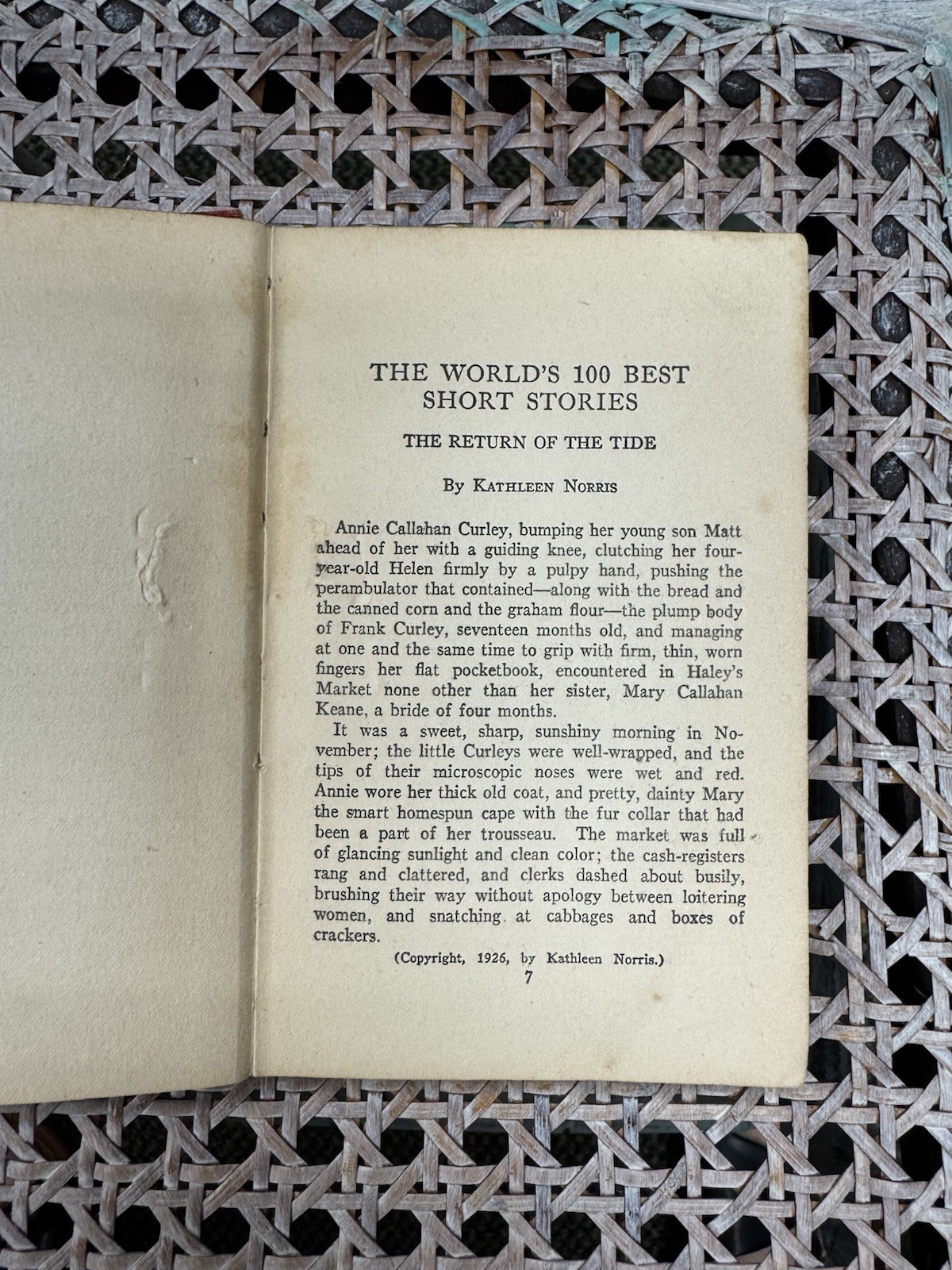 The World’s One Hundred Short Stories- Volume Five Drama (1927, Funk & Wagnalls)