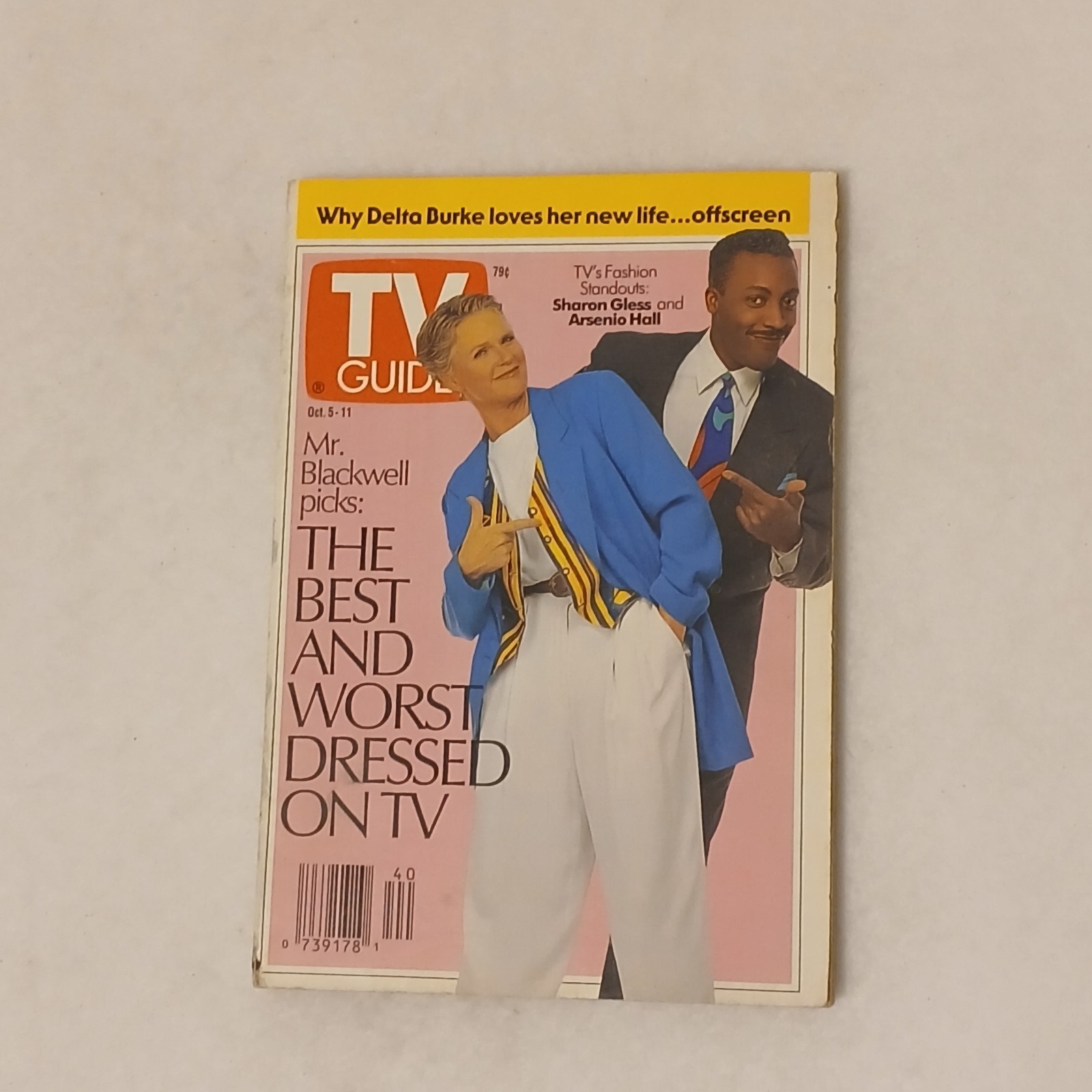 TV Guide Magazine October 5-11, 1991 Fashion Standouts Arsenio Hall Sharon Gless