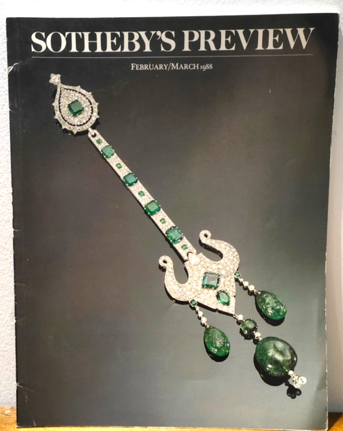 x10 SOTHEBY’S PREVIEW Magazines 1981/2×1983/1985/1986/1987/1988/1989/2×1990 VTG